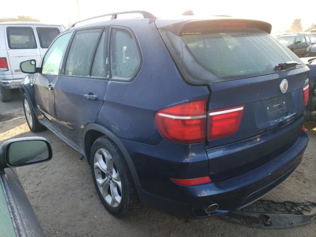 5UXZW0C56BL370916 - 2011 BMW X5 XDRIVE35D BLUE photo 2