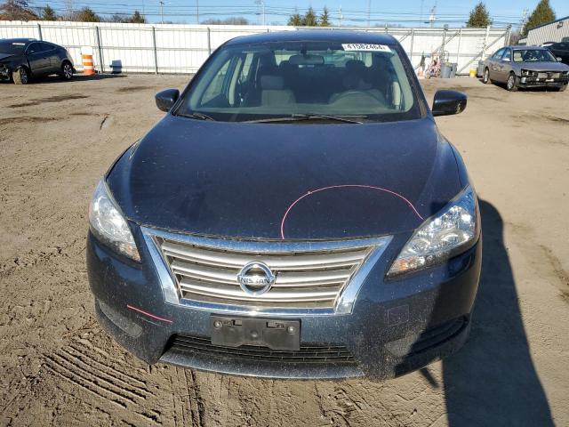 3N1AB7AP6EL685539 - 2014 NISSAN SENTRA S BLUE photo 5