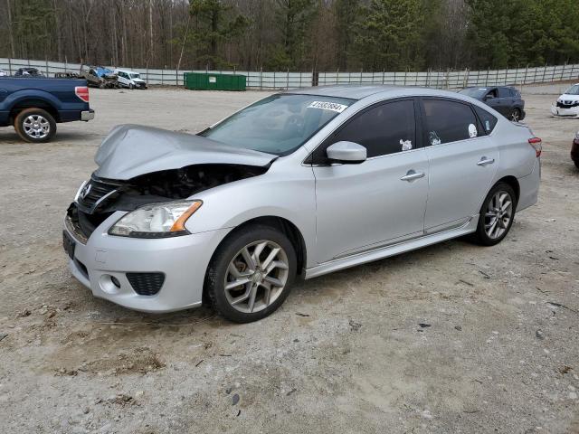 3N1AB7APXDL721800 - 2013 NISSAN SENTRA S SILVER photo 1