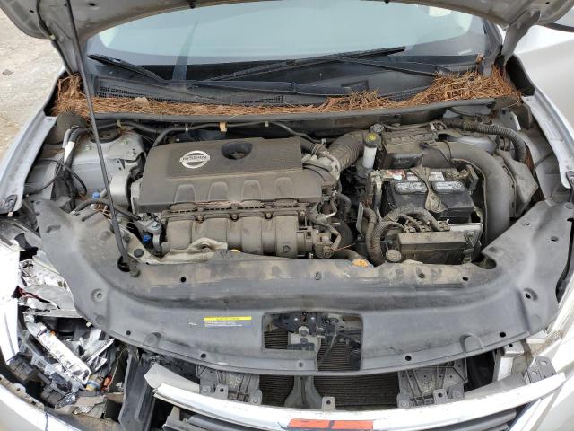 3N1AB7APXDL721800 - 2013 NISSAN SENTRA S SILVER photo 11