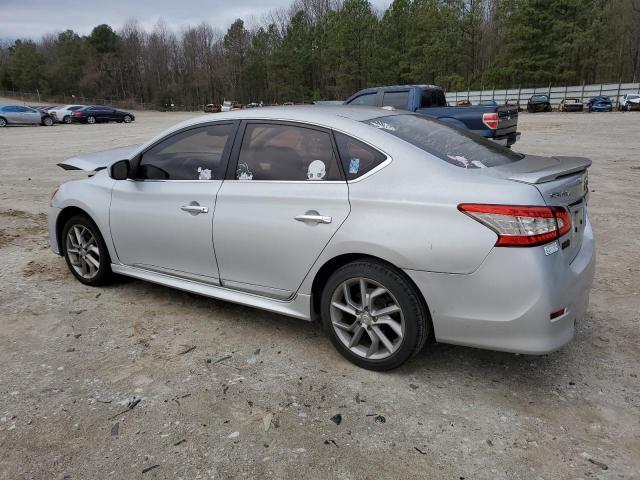 3N1AB7APXDL721800 - 2013 NISSAN SENTRA S SILVER photo 2