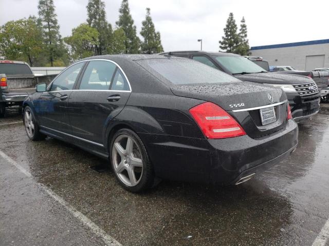 WDDNG7DB4DA507110 - 2013 MERCEDES-BENZ S 550 BLACK photo 2