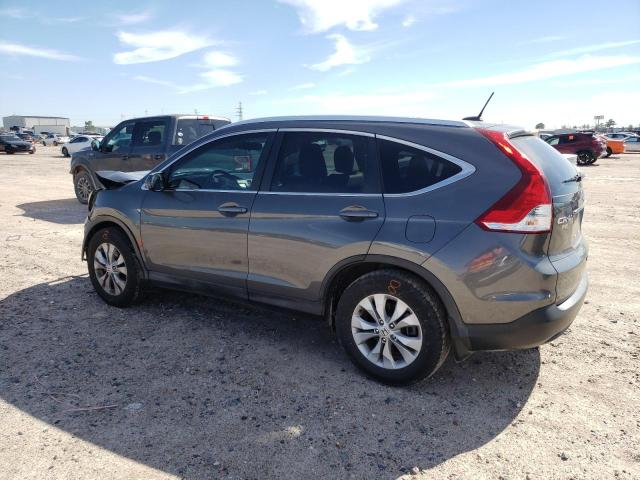 2HKRM3H74EH507489 - 2014 HONDA CR-V EXL GRAY photo 2