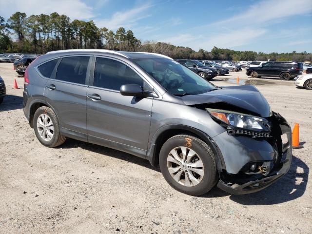 2HKRM3H74EH507489 - 2014 HONDA CR-V EXL GRAY photo 4