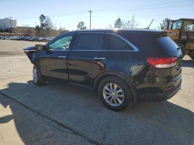 5XYPG4A39JG350149 - 2018 KIA SORENTO LX BLACK photo 2