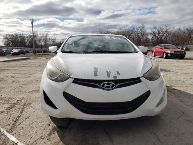 KMHDH6AE0DU017124 - 2013 HYUNDAI ELANTRA CO GS WHITE photo 5