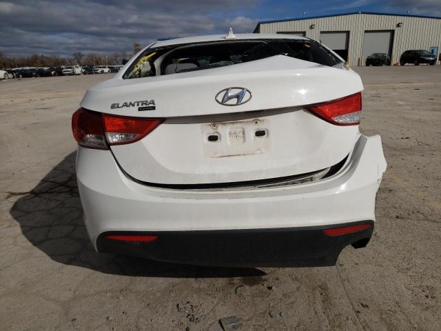 KMHDH6AE0DU017124 - 2013 HYUNDAI ELANTRA CO GS WHITE photo 6