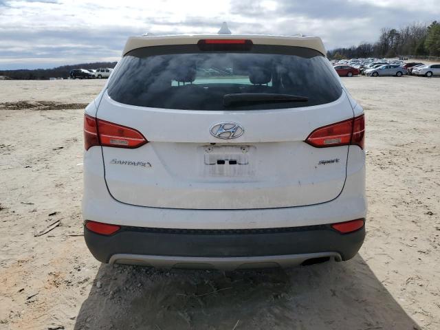 5XYZU3LB4DG055383 - 2013 HYUNDAI SANTA FE S WHITE photo 6