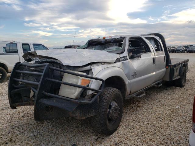 1FD8W3HTXFEB52120 - 2015 FORD F350 SUPER DUTY SILVER photo 1