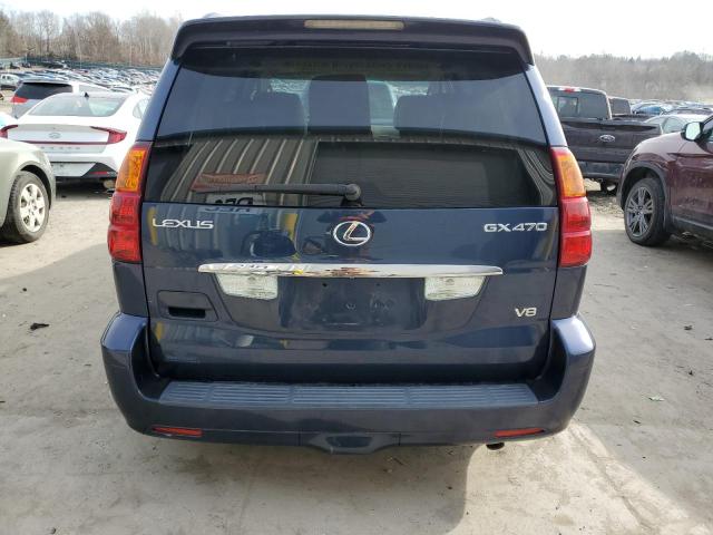 JTJBT20X050084933 - 2005 LEXUS GX 470 BLUE photo 6