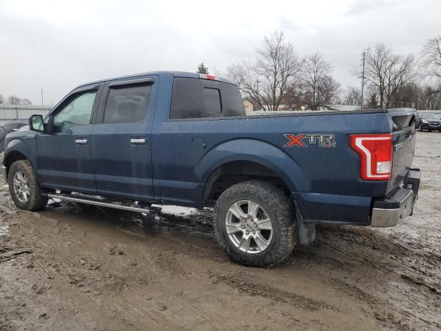 1FTFW1EF4FKE92492 - 2015 FORD F150 SUPER BLUE photo 2