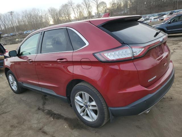 2FMPK4J99GBB17058 - 2016 FORD EDGE SEL RED photo 2