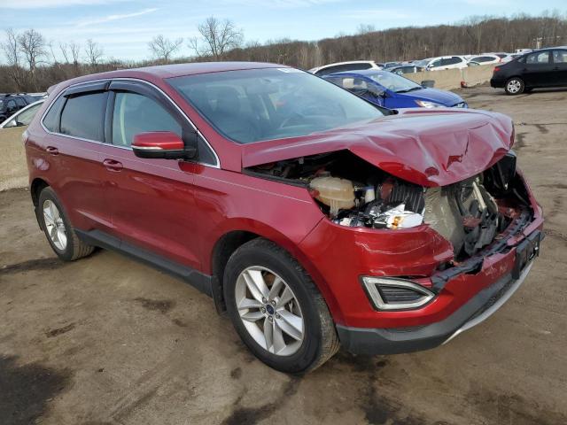 2FMPK4J99GBB17058 - 2016 FORD EDGE SEL RED photo 4