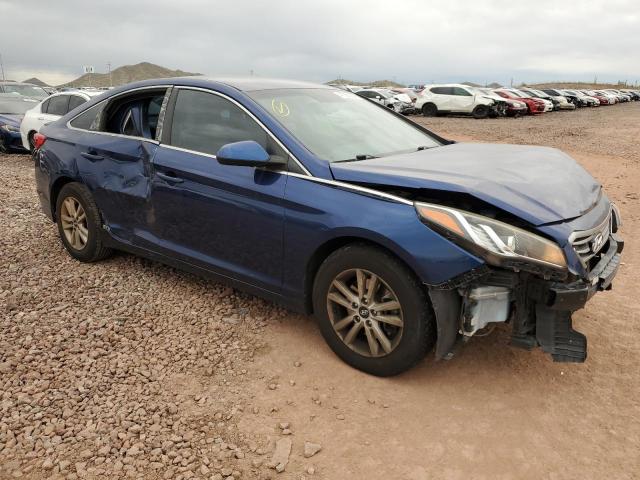 5NPE24AF2GH268796 - 2016 HYUNDAI SONATA SE BLUE photo 4