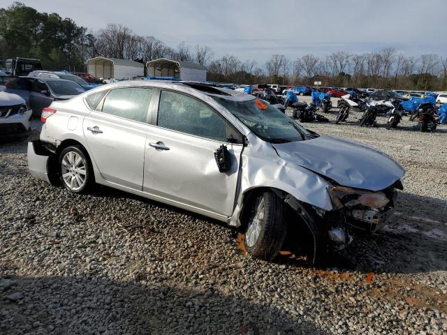 3N1AB7APXEY331302 - 2014 NISSAN SENTRA S SILVER photo 4