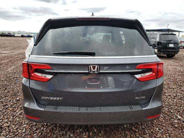 5FNRL6H99NB054247 - 2022 HONDA ODYSSEY ELITE فحمي صورة 6