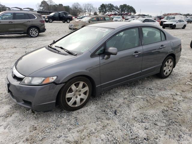 19XFA1F50BE049063 - 2011 HONDA CIVIC LX GRAY photo 1