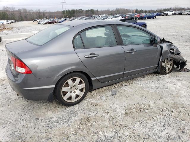 19XFA1F50BE049063 - 2011 HONDA CIVIC LX GRAY photo 3