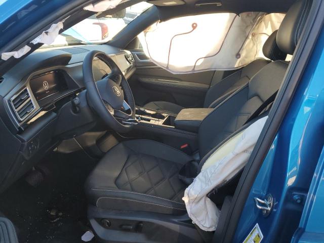 1V2JE2CA4RC248686 - 2024 VOLKSWAGEN ATLAS CROS SE Синій фото 7