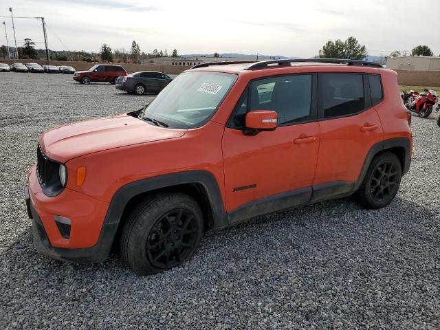 ZACNJABBXKPK14270 - 2019 JEEP RENEGADE LATITUDE ORANGE photo 1