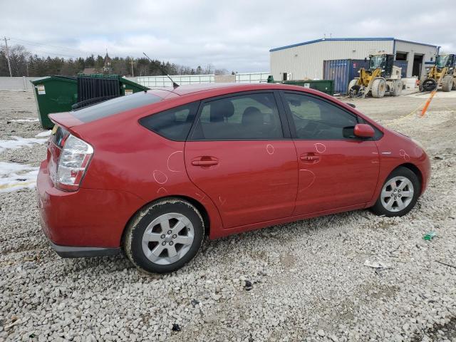 JTDKB20U387797168 - 2008 TOYOTA PRIUS RED photo 3