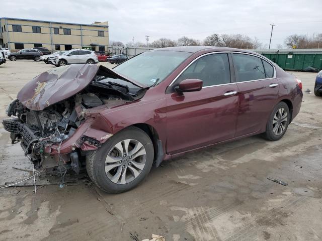 1HGCR2F32FA260811 - 2015 HONDA ACCORD LX BURGUNDY photo 1