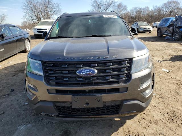 1FM5K8GT5HGA66346 - 2017 FORD EXPLORER SPORT CHARCOAL photo 5