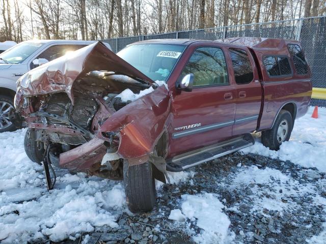 5TBBN44143S378918 - 2003 TOYOTA TUNDRA ACCESS CAB SR5 RED photo 1