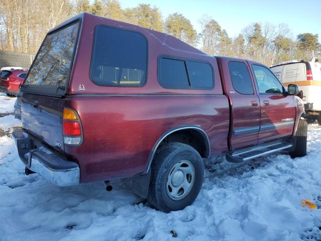 5TBBN44143S378918 - 2003 TOYOTA TUNDRA ACCESS CAB SR5 RED photo 3