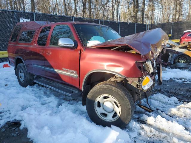 5TBBN44143S378918 - 2003 TOYOTA TUNDRA ACCESS CAB SR5 RED photo 4