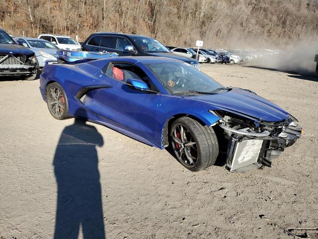 1G1YC3D48M5124611 - 2021 CHEVROLET CORVETTE STINGRAY 3LT BLUE photo 4