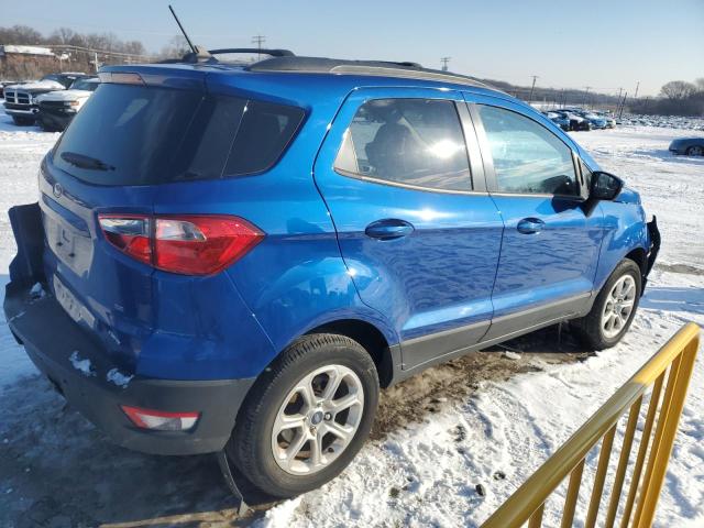 MAJ6S3GL4LC387909 - 2020 FORD ECOSPORT SE 蓝色 照片 3