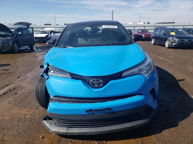 NMTKHMBX1KR085397 - 2019 TOYOTA C-HR XLE BLUE photo 5