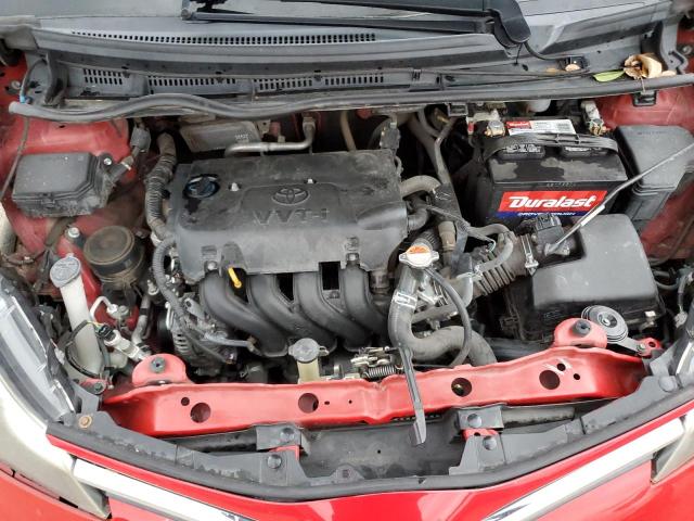 VNKKTUD33GA061656 - 2022 TOYOTA YARIS L RED photo 11