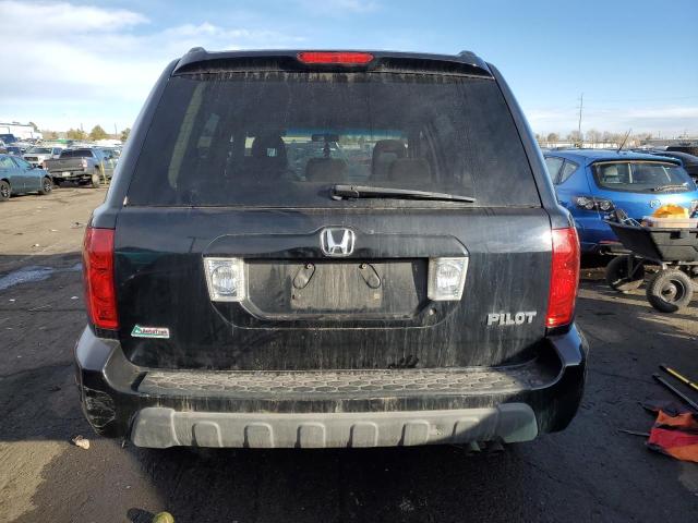 5FNYF18494B000388 - 2004 HONDA PILOT EX BLACK photo 6