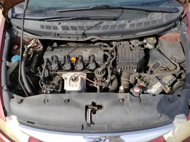 2HGFA1F56AH560829 - 2010 HONDA CIVIC LX BURGUNDY photo 11