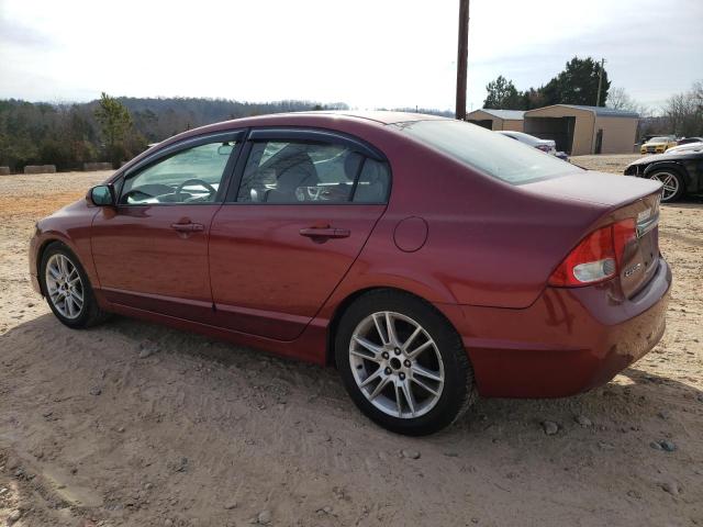 2HGFA1F56AH560829 - 2010 HONDA CIVIC LX BURGUNDY photo 2