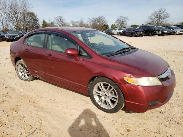 2HGFA1F56AH560829 - 2010 HONDA CIVIC LX BURGUNDY photo 4