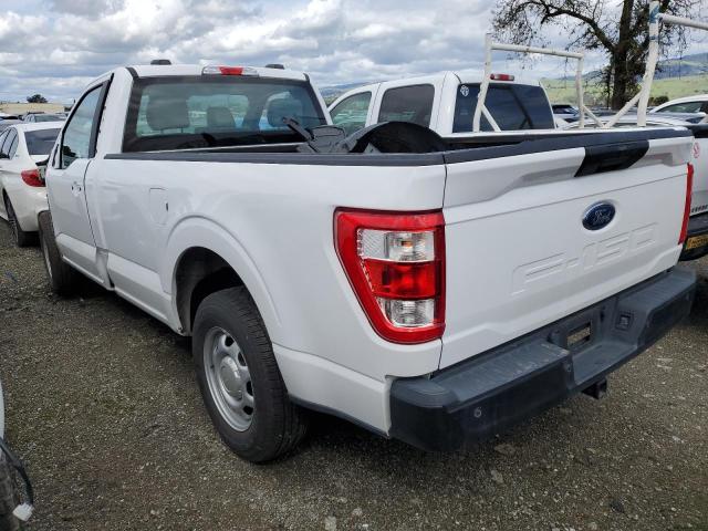 1FTMF1CB9MKE24368 - 2021 FORD F150 WHITE photo 2