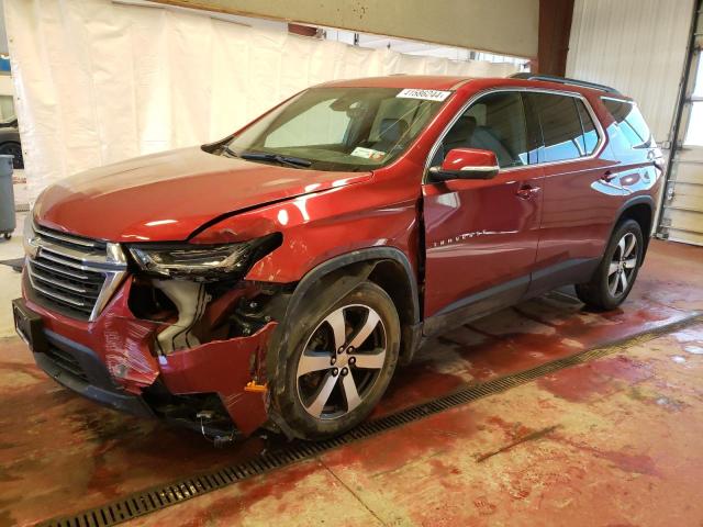 1GNEVHKW8NJ137493 - 2022 CHEVROLET TRAVERSE LT RED photo 1