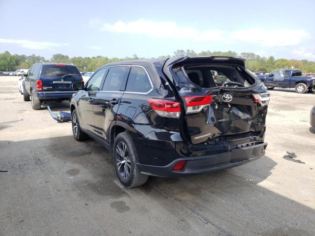 5TDZARFH8KS061408 - 2019 TOYOTA HIGHLANDER LE BLACK photo 3