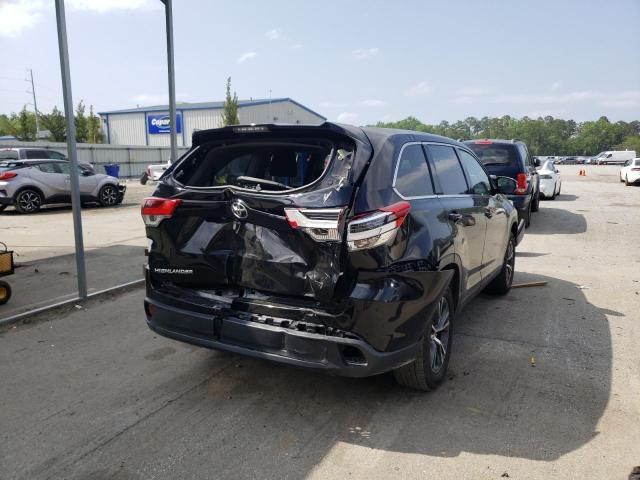 5TDZARFH8KS061408 - 2019 TOYOTA HIGHLANDER LE BLACK photo 4