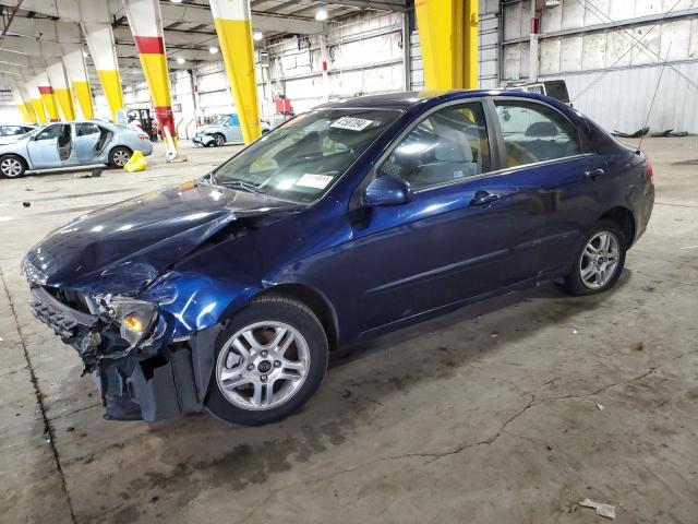 KNAFE121585584804 - 2008 KIA SPECTRA EX BLUE photo 1