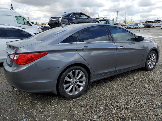 5NPEC4AC4BH149109 - 2011 HYUNDAI SONATA SE GRAY photo 3