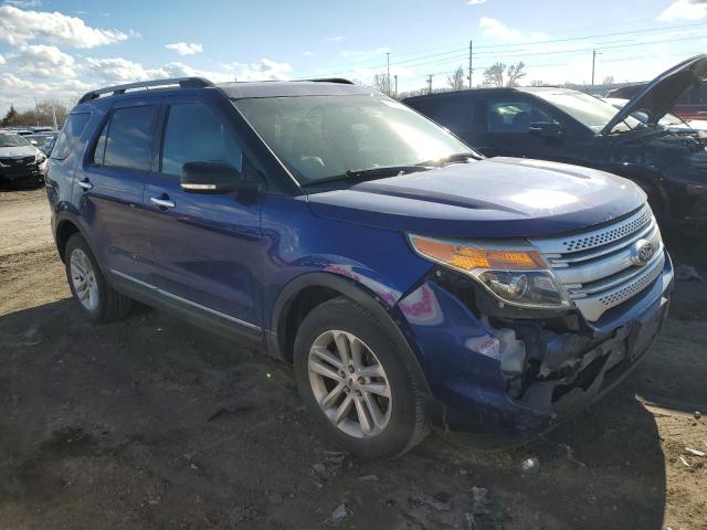 1FM5K8D89DGC26223 - 2013 FORD EXPLORER XLT BLUE photo 4