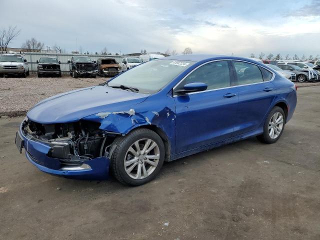 1C3CCCAB8FN661913 - 2015 CHRYSLER 200 LIMITED BLUE photo 1