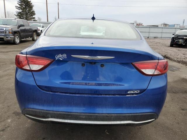 1C3CCCAB8FN661913 - 2015 CHRYSLER 200 LIMITED BLUE photo 6