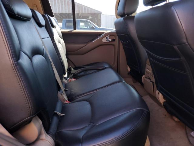 5N1AR18U16C666326 - 2006 NISSAN PATHFINDER LE შავი ფოტო 10