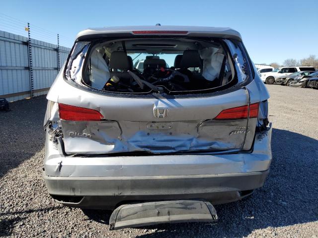 5FNYF6H76GB073701 - 2016 HONDA PILOT EXLN SILVER photo 6