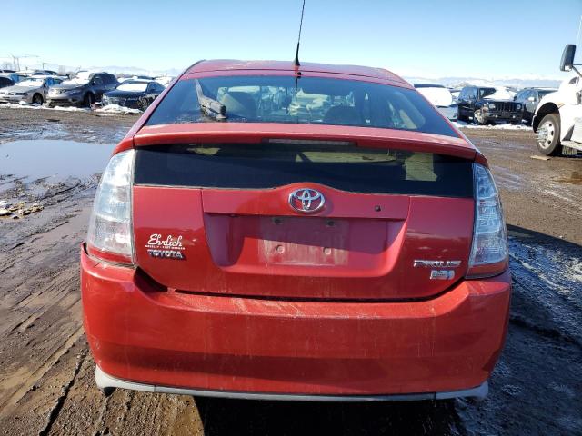 JTDKB20U993478625 - 2009 TOYOTA PRIUS RED photo 6